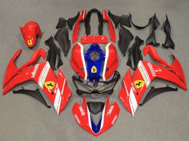 2015-2018 Yamaha YZF R3/R25 Motorcycle Fairings - Red White Blue