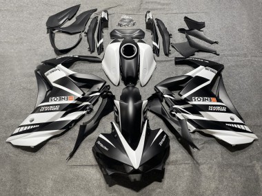 2015-2018 Yamaha YZF R3/R25 Motorcycle Fairings - White Black Yamalube ENEOS