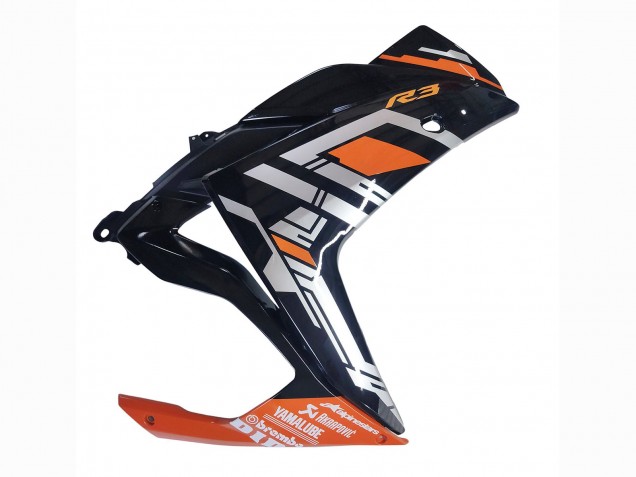2015-2018 Yamaha YZF R3/R25 Motorcycle Fairings - Blue Orange Silver Yamalube