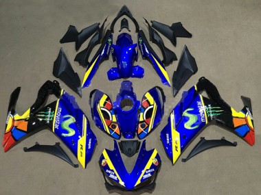 2015-2018 Yamaha YZF R3/R25 Motorcycle Fairings - Blue Yellow Red Black Green Monster