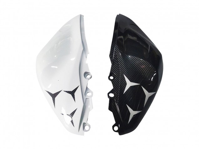 2015-2018 Yamaha YZF R3/R25 Motorcycle Fairings - White Green Glossy Black