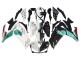 2015-2018 Yamaha YZF R3/R25 Motorcycle Fairings - White Green Glossy Black