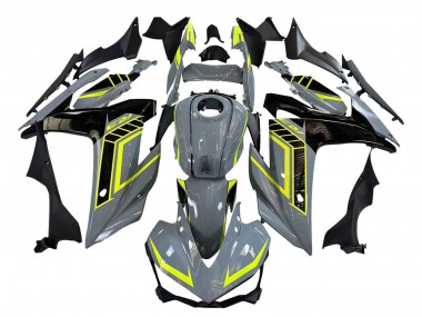 2015-2018 Yamaha YZF R3/R25 Motorcycle Fairings - Nardo Grey Neon Yellow Black