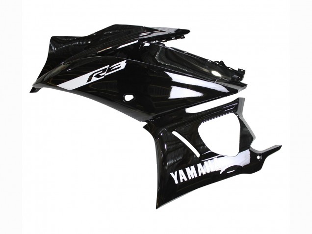 2022-2024 Yamaha YZF R3/R25 Motorcycle Fairings - Glossy Black