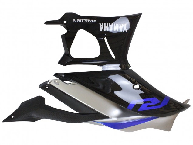2022-2024 Yamaha YZF R3/R25 Motorcycle Fairings - Silver Blue Glossy Black
