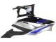 2022-2024 Yamaha YZF R3/R25 Motorcycle Fairings - Silver Blue Glossy Black
