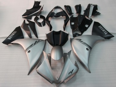2009-2011 Yamaha YZF 1000 R1 Motorcycle Fairing - Silver Black