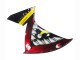 2009-2011 Yamaha YZF 1000 R1 Motorcycle Fairings - Red Yellow Black Shark 46