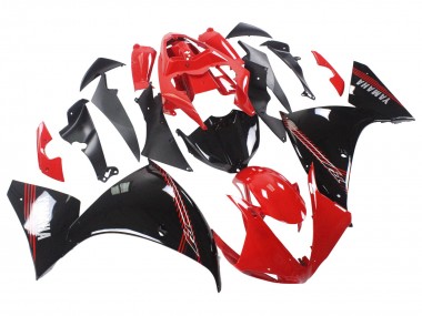 2009-2011 Yamaha YZF 1000 R1 Motorcycle Fairing - Red Black