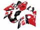 1998-2002 Yamaha YZF 600 R6 Motorcycle Fairing - Red White Glossy Black