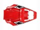 2003-2004 Yamaha YZF R6 Motorcycle Fairing - White Red Glossy Black