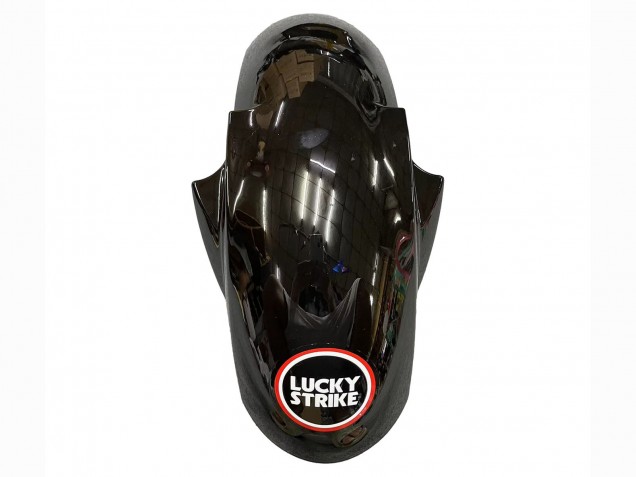 2003-2004 Yamaha YZF R6 Motorcycle Fairings - Glossy Black Red White Lucky Strike Motul