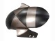 2003-2004 Yamaha YZF R6 Motorcycle Fairings - Grey Matte Black Geometric