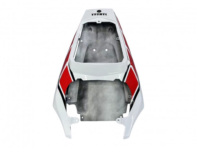2003-2004 Yamaha YZF R6 Motorcycle Fairings - White Red Glossy Black Motul