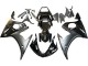 2003-2004 Yamaha YZF R6 Motorcycle Fairings - Glossy Black Matte Black Gold Chameleon
