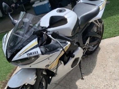 2003-2004 Yamaha YZF R6 Motorcycle Fairings - White Gold
