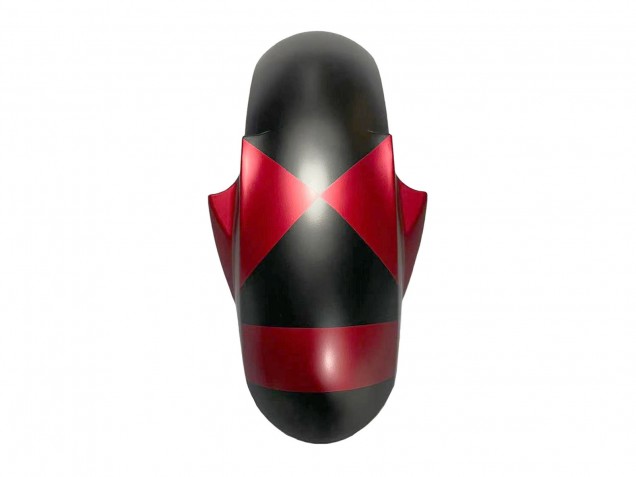2005 Yamaha YZF 600 R6 Motorcycle Fairings - Matte Black Red Geometric
