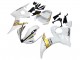 2005 Yamaha YZF 600 R6 Motorcycle Fairings - White Gold Black