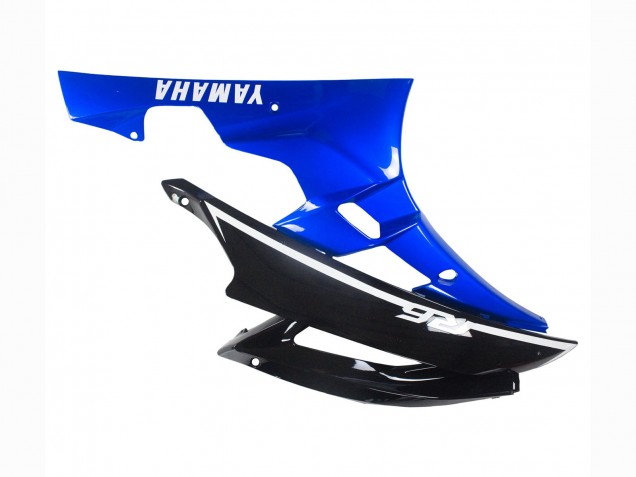 2006-2007 Yamaha YZF 600 R6 Motorcycle Fairings - Blue Glossy Black