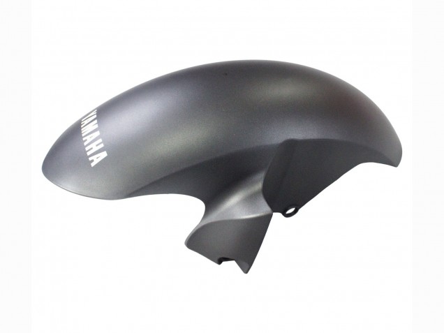 2006-2007 Yamaha YZF 600 R6 Motorcycle Fairings - Matte Black Silver Flame