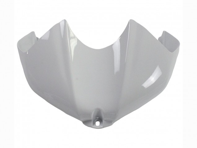 2006-2007 Yamaha YZF 600 R6 Motorcycle Fairings - White Glossy Black Motul Michelin