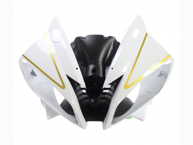 2006-2007 Yamaha YZF 600 R6 Motorcycle Fairings - White Gold Black Fiat