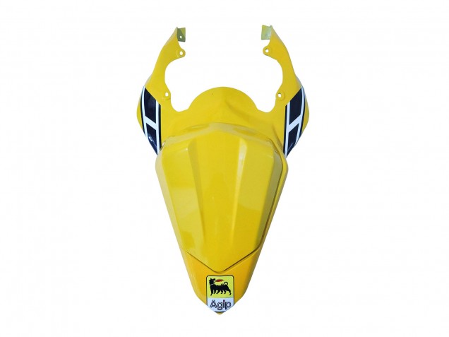 2006-2007 Yamaha YZF 600 R6 Motorcycle Fairings - Yellow White Glossy Black Motul