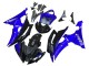 2008-2016 Yamaha YZF 600 R6 Motorcycle Fairings - Blue Glossy Black