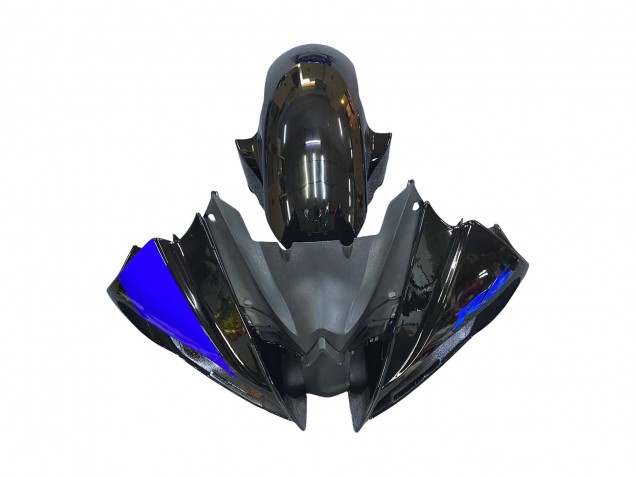 2008-2016 Yamaha YZF 600 R6 Motorcycle Fairings - Blue Glossy Black