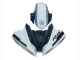 2008-2016 Yamaha YZF 600 R6 Motorcycle Fairing - White Blue Glossy Black