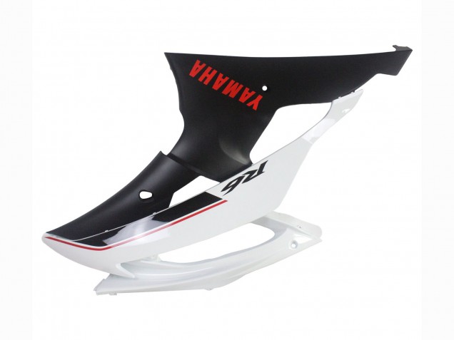 2008-2016 Yamaha YZF 600 R6 Motorcycle Fairings - White Matte Black Red Decals