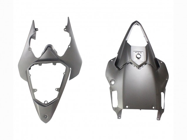 2008-2016 Yamaha YZF 600 R6 Motorcycle Fairings - Matte Grey Red Decals