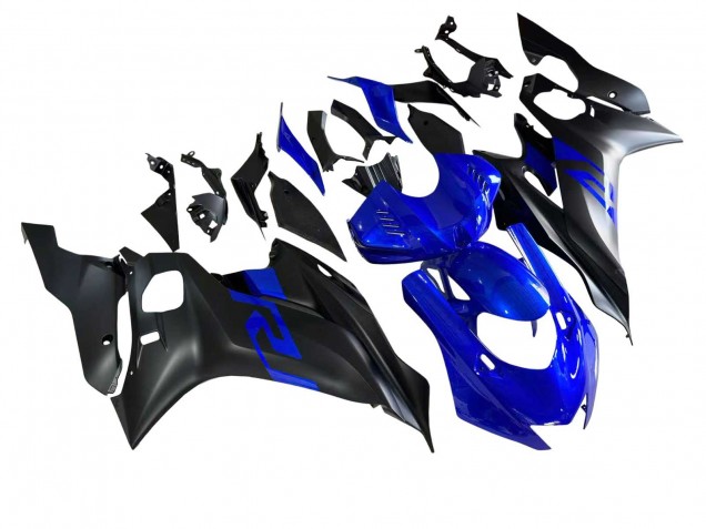 2017-2023 Yamaha YZF 600 R6 Motorcycle Fairings - Blue Matte Black