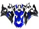 2017-2023 Yamaha YZF 600 R6 Motorcycle Fairings - Blue Matte Black