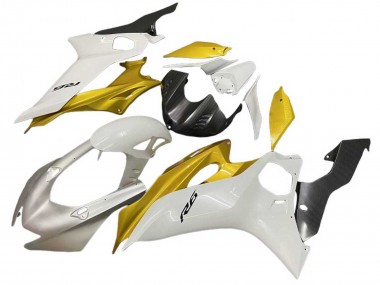 2017-2023 Yamaha YZF 600 R6 Motorcycle Fairings - White Gold