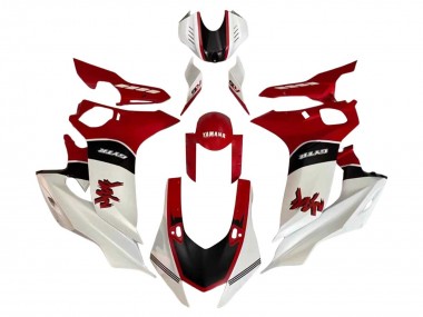 2017-2023 Yamaha YZF 600 R6 Motorcycle Fairing - White Red Black