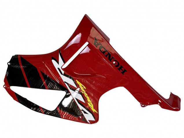 2000-2006 Honda VTR1000 Motorcycle Fairings - Red Black Stripe Racing
