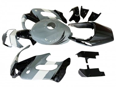 1997-2005 Honda VTR1000F Motorcycle Fairings - Grey Black