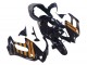 1997-2005 Honda VTR1000F Motorcycle Fairings - Glossy Black Gold