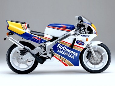 1997-2005 Honda VTR1000F Motorcycle Fairings - White Blue Gold Rothmans
