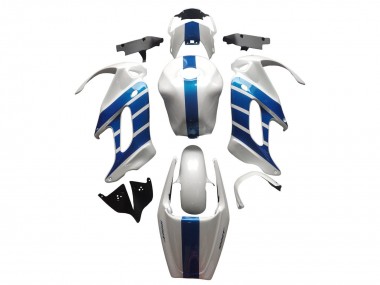 1997-2005 Honda VTR1000F Motorcycle Fairings - White Blue