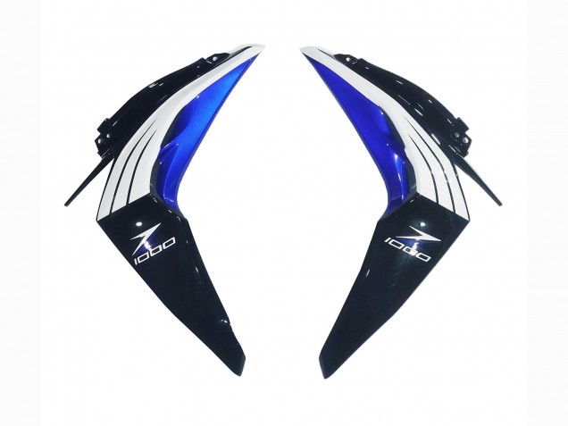 2014-2019 Kawasaki Z1000 Motorcycle Fairings - White Blue Black