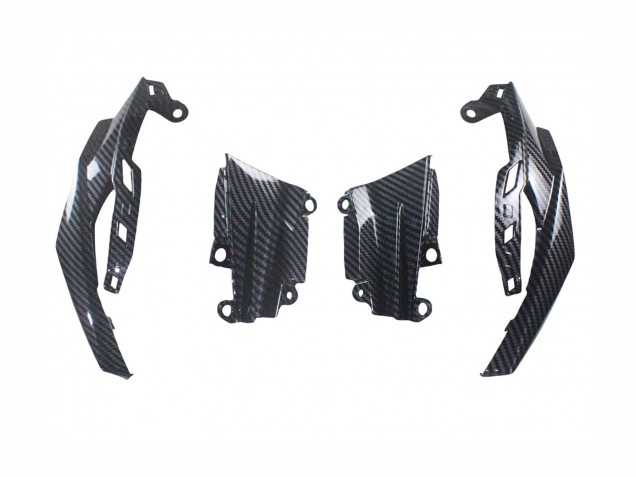2014-2019 Kawasaki Z1000 Motorcycle Fairings - Black Carbon Fiber