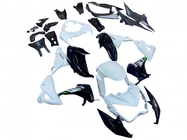 2013-2018 Kawasaki Z800 Motorcycle Fairings - White Glossy Black Green