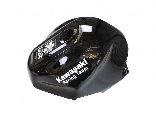2000-2001 Kawasaki ZX12R Motorcycle Fairings - Glossy Black White Elf Snow