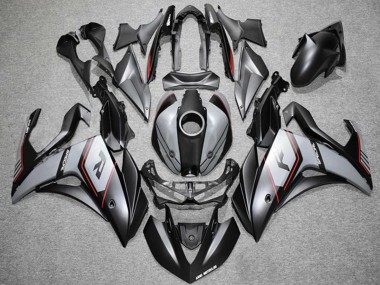 2015-2018 Yamaha YZF R3 Motorcycle Fairings - Nardo Grey Red Black
