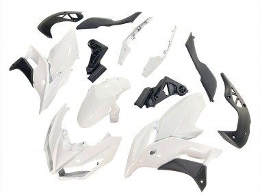 2015-2021 Kawasaki Versys 650 Motorcycle Fairings - White Matte Black