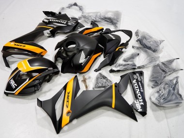 2019-2020 Matte Black Yellow White Honda CBR650R Motorcycle Fairings