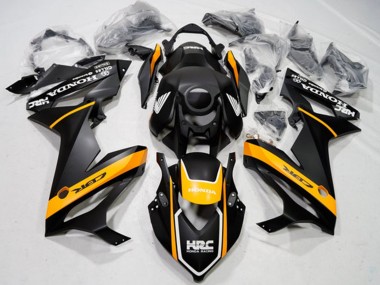 2019-2020 Matte Black Yellow White Honda CBR650R Motorcycle Fairings
