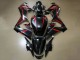 2019-2020 Glossy Black Red Stripe Honda CBR650R Motorcycle Fairings